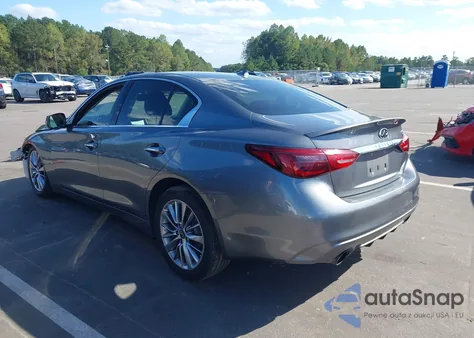 2018 Infiniti Q50 3.0T Luxe z USA, uszkodzony, nr VIN JN1EV7APXJM356111